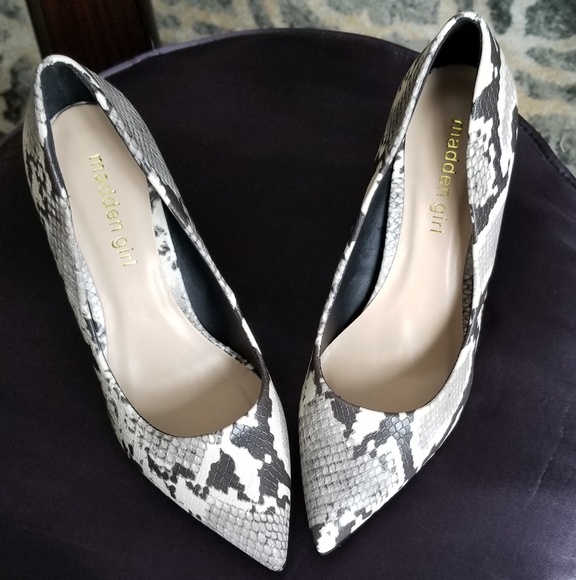 Madden Girl Shoes - 🆕️⬇️🎉 HOST PICK🎉 Madden Girl MACI Snakeskin Stiletto Pumps